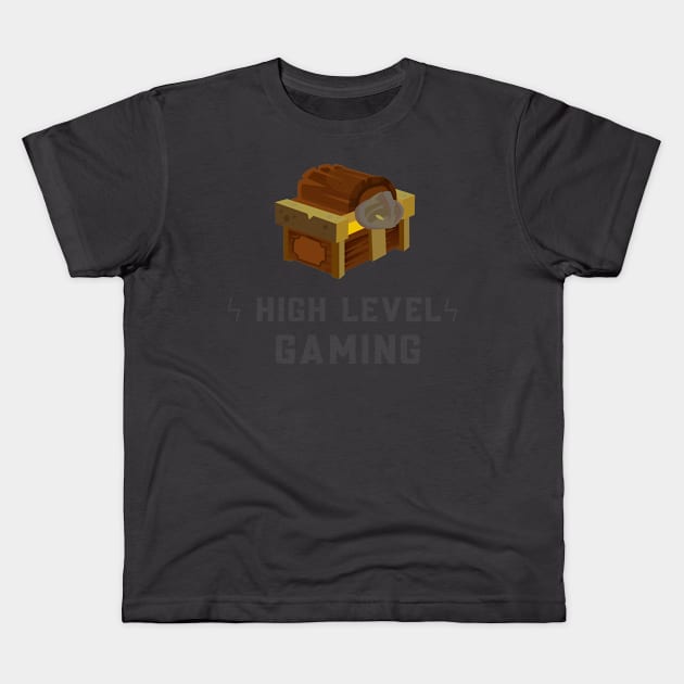 High Level Gaming Kids T-Shirt by PrintCortes